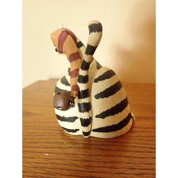 Williraye Studio Cat Sweet Treat Candy Cane Star Christmas Folk Art 2006 - Picture 3 of 7